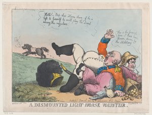 A Dismounted Light Horse Volunteer, 30. června 1804, 30. června 1804. od Thomas Rowlandson
