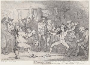 Šermířský zápas od Thomas Rowlandson