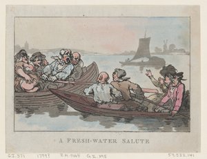 Sladkovodní pozdrav, 1799., 1799. od Thomas Rowlandson