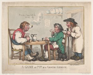 A Game at Put in a Country Alehouse, 10. srpna 1799, 10. srpna 1799. od Thomas Rowlandson