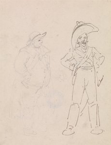 Četník a další muž od Thomas Rowlandson