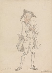 Básník z Grub Street od Thomas Rowlandson