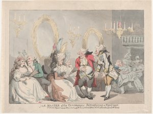 Master of the Ceremonies Introducing a Partner, 24. listopadu 1795, 24. listopadu 1795. od Thomas Rowlandson