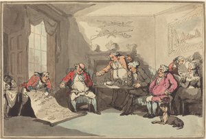 Setkání domobrany od Thomas Rowlandson