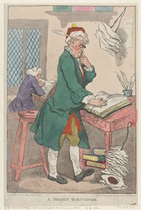 A Money Scrivener, 1. ledna 1801, 1. ledna 1801. od Thomas Rowlandson