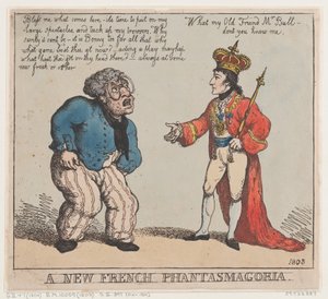 Nová francouzská fantasmagorie, 1803, 1803. od Thomas Rowlandson