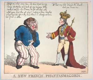 Nová francouzská fantasmagorie, 1803, 1803. od Thomas Rowlandson