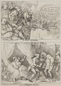 Nový řečník – Svatební noc od Thomas Rowlandson