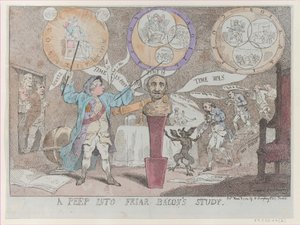 Nahlédnutí do studie Friara Bacona, 3. března 1784, 3. března 1784. od Thomas Rowlandson