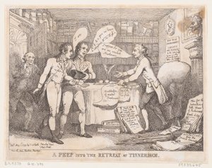 A Peep into the Retreat at Tinnechurch United Irish, 1. května 1799, 1. května 1799. od Thomas Rowlandson