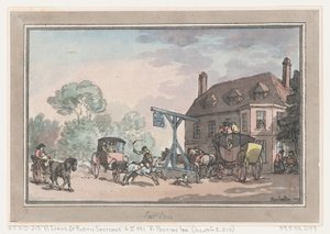A Posting Inn od Thomas Rowlandson
