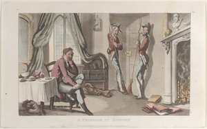 Vězeň v Avignonu, z Journal of Sentimental Travels v jižních provinciích F..., 1820. od Thomas Rowlandson