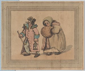 Návrat z návštěvy, 3. dubna 1798, 3. dubna 1798. od Thomas Rowlandson