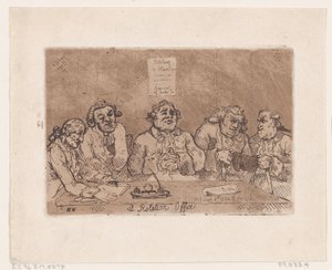 A Rotation Office, 8. června 1774., 8. června 1774. od Thomas Rowlandson