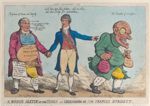 Hrubý náčrtek doby, jak ji popsal Sir Francis Burdett, 1810., 1810. od Thomas Rowlandson