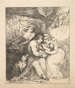 Rodina námořníků, 1787. od Thomas Rowlandson