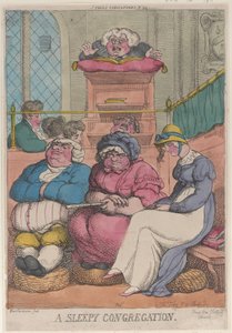Ospalá kongregace, 12. února 1811, 12. února 1811. od Thomas Rowlandson
