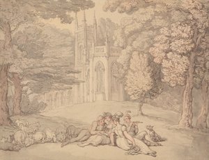 Letní idyla od Thomas Rowlandson