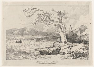 Pohled na pobřeží Sussexu, 1. října 1785, 1. října 1785. od Thomas Rowlandson
