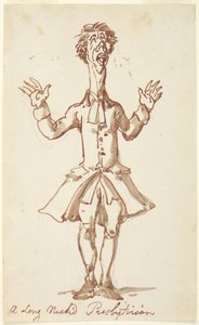 Presbyterián s dlouhým krkem od Thomas Rowlandson