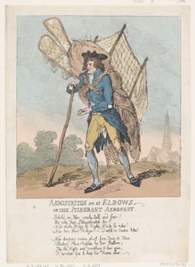 Aerostation out at Elbows, aneb The Itinerant Aeronaut, 5. září 1785, 5. září 1785. od Thomas Rowlandson