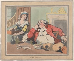 Po večeři, 22. října 1789, 22. října 1789. od Thomas Rowlandson