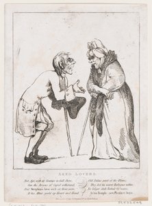 Starší milenci, 2. ledna 1797, 2. ledna 1797. od Thomas Rowlandson