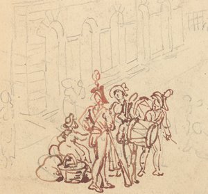 Návrh obalu alba od Thomas Rowlandson