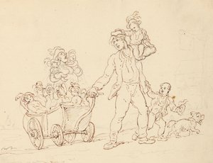 Návrh obalu alba od Thomas Rowlandson