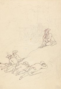 Losování o album od Thomas Rowlandson