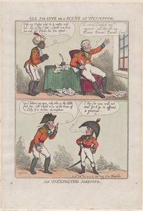 All for Love or A Scene at Weymouth, An Unexpected Meeting, 26. února 1809., 26. února 1809. od Thomas Rowlandson