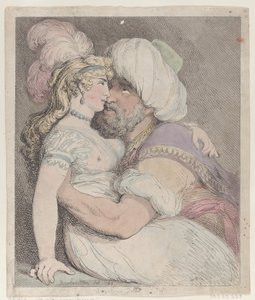 Zamilovaný Turek od Thomas Rowlandson