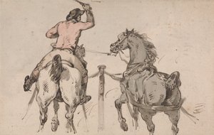 Anglický postiljon od Thomas Rowlandson
