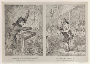Essay on the Sublime & Beautiful, The Maiden Speech, 1. října 1785, 1. října 1785. od Thomas Rowlandson