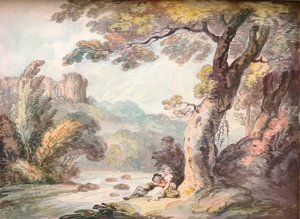 Idylka, c1815 od Thomas Rowlandson
