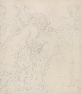 Stařec, s nímž si smrt pohrává od Thomas Rowlandson