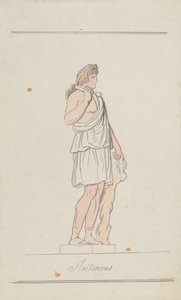 Antinous jako Aristaeus od Thomas Rowlandson