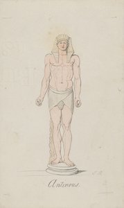 Antinous jako Osiris od Thomas Rowlandson