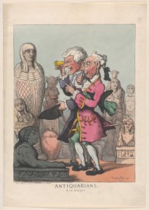 Antikvariáty a la Greque, 14. července 1805., 14. července 1805. od Thomas Rowlandson