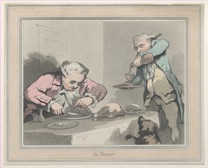 Na večeři, 1790, 1790. od Thomas Rowlandson