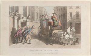 Attendance on a Nobleman, od The Vicar of Wakefield, 1. května 1817, 1. května 1817. od Thomas Rowlandson