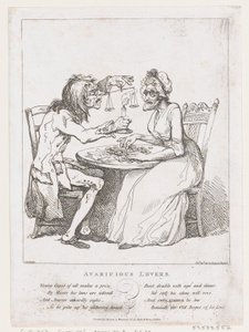 Avarious Lovers, 1. srpna 1797, 1. srpna 1797. od Thomas Rowlandson