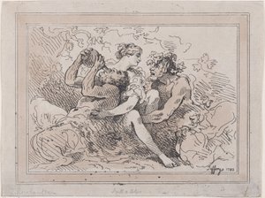 Bacchants, 1786, 1786. od Thomas Rowlandson