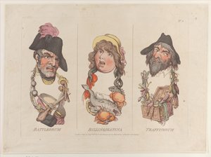 Battleorum, Billingsgatina, Trafficorum, 15. srpna 1800, 15. srpna 1800. od Thomas Rowlandson