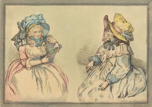 Krásky, publikoval 1792. od Thomas Rowlandson