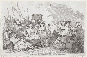 Billingsgate, 4. února 1786, 4. února 1786. od Thomas Rowlandson