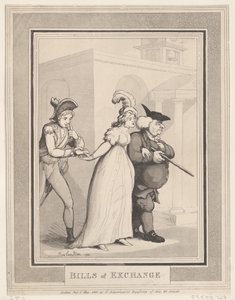 Směnky, 1. května 1800., 1. května 1800. od Thomas Rowlandson