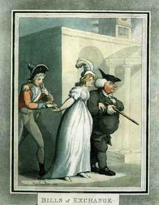 Směnky, hospod. od Rudolfa Ackermanna od Thomas Rowlandson