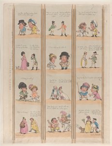 Borders for Rooms, Extravaganzas Plate 6, 2. května 1799, 2. května 1799. od Thomas Rowlandson