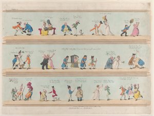 Hranice pro pokoje, deska 2, 25. března 1799., 25. března 1799. od Thomas Rowlandson